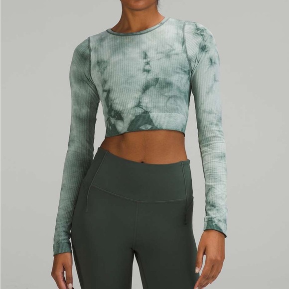 lululemon athletica | Tops | Lululemon Ebb To Street Long Sleeve Crop
